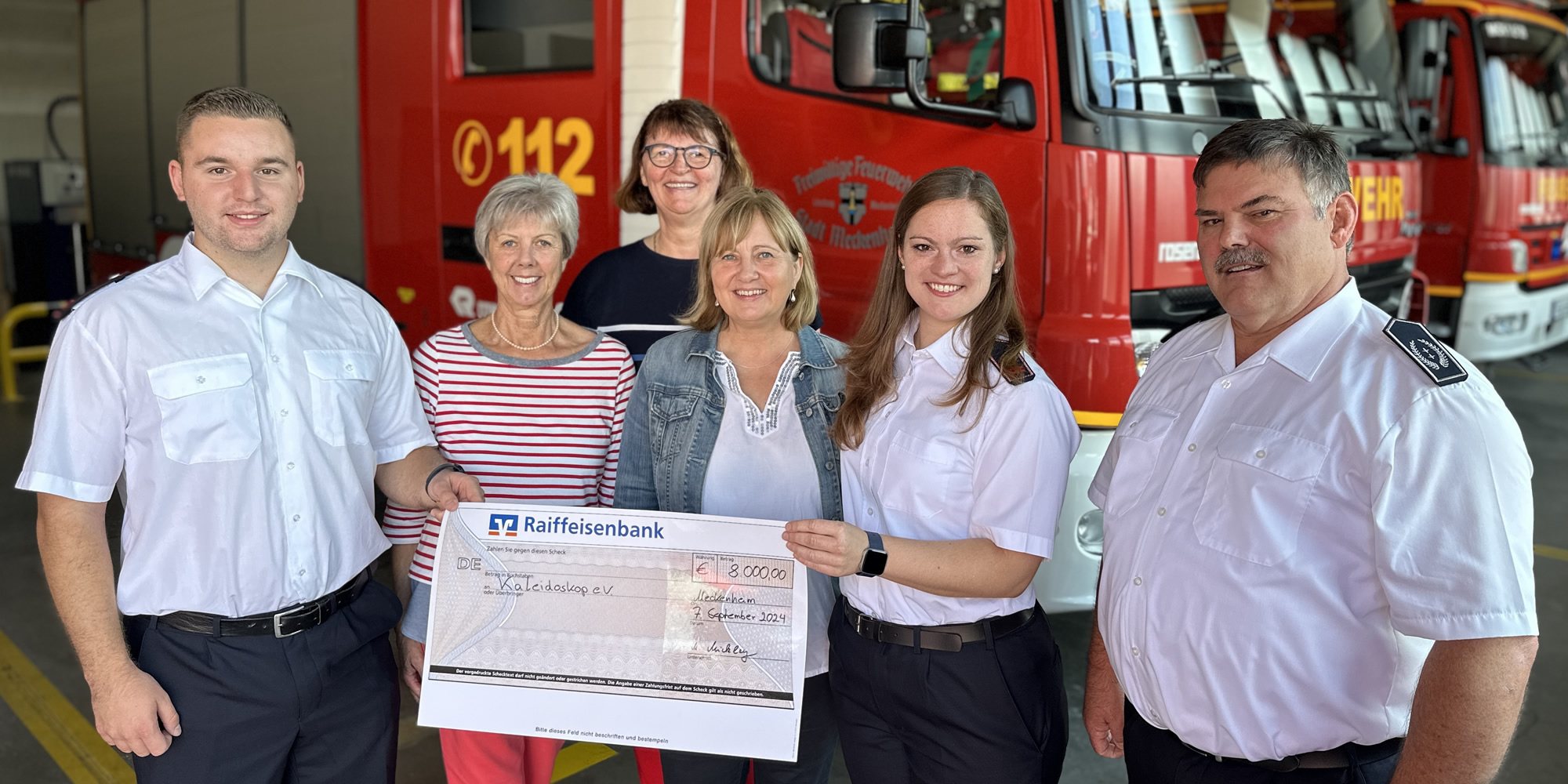 Großzügige Spende für die Jugendfeuerwehr Meckenheim